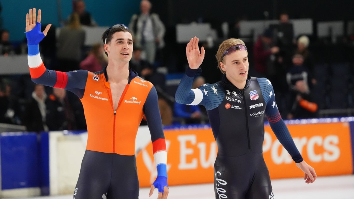 Jenning de Boo en Jordan Stolz