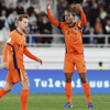 Virgil van Dijk en Frenkie de Jong bij het Nederlands elftal