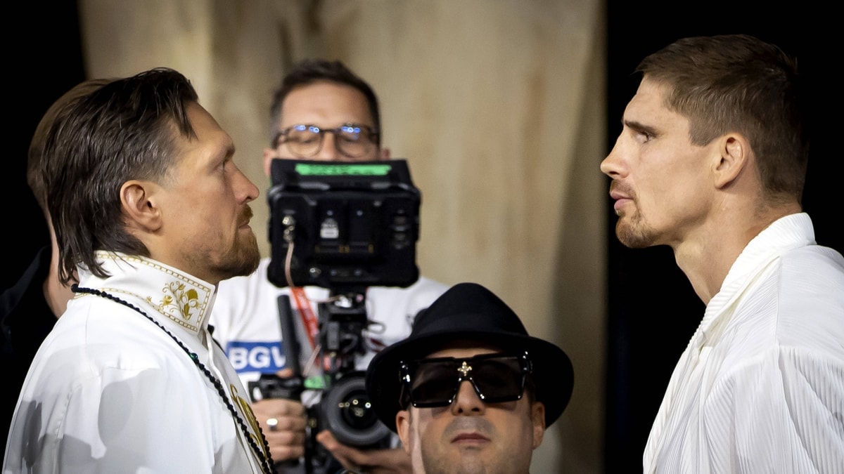 Rico Verhoeven en Oleksandr Usyk