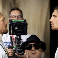 Rico Verhoeven en Oleksandr Usyk
