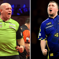 Michael van Gerwen en Luke Littler