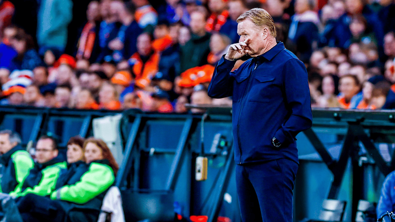 Ronald Koeman, bondscoach van het Nederlands elftal