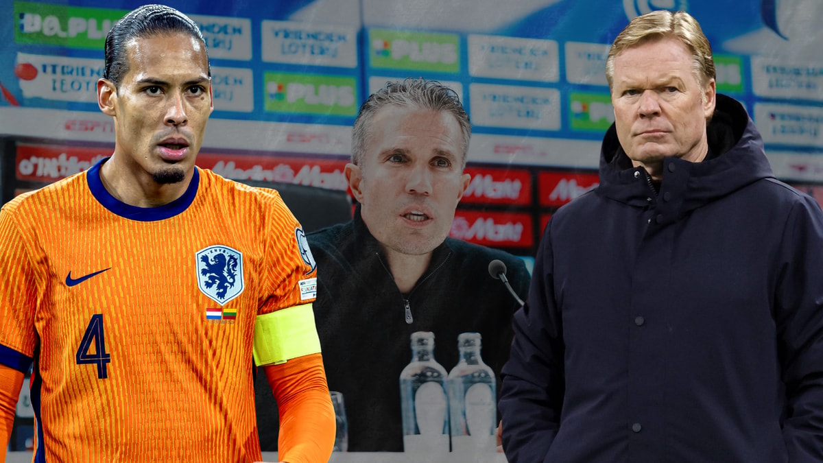 Virgil van Dijk, Robin van Persie en Ronald Koeman