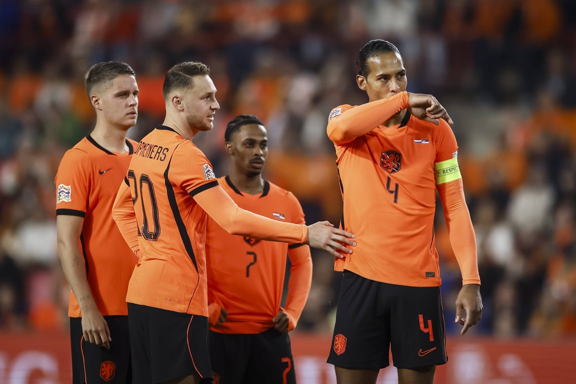 Joey Veerman, Teun Koopmeiners, Crysencio Summerville en Virgil van Dijk