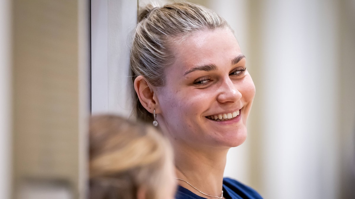 Nika Daalderop flirt met idee van sportief liefje boven 1,90m