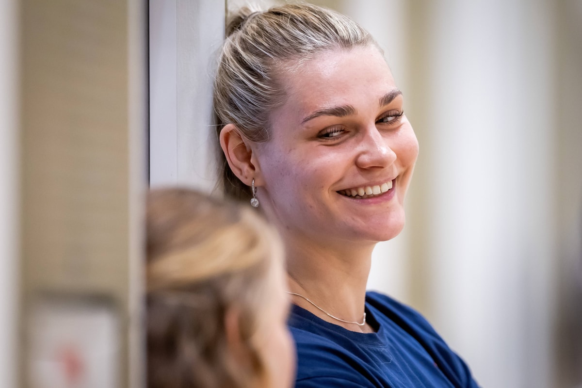 Nika Daalderop flirt met idee van sportief liefje boven 1,90m