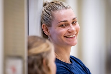 Nika Daalderop flirt met idee van sportief liefje boven 1,90m