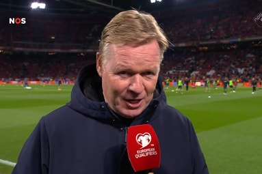 Ronald Koeman, bondscoach van het Nederlands elftal