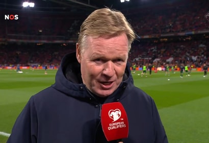 Ronald Koeman, bondscoach van het Nederlands elftal