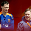 Wout Weghorst en Ronald Koeman