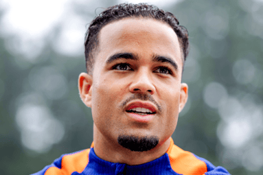 Justin Kluivert bij het Nederlands elftal