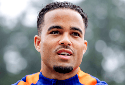 Justin Kluivert bij het Nederlands elftal