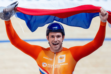 Harrie Lavreysen wint