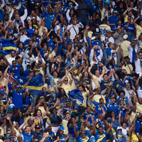 Supporters van Curaçao