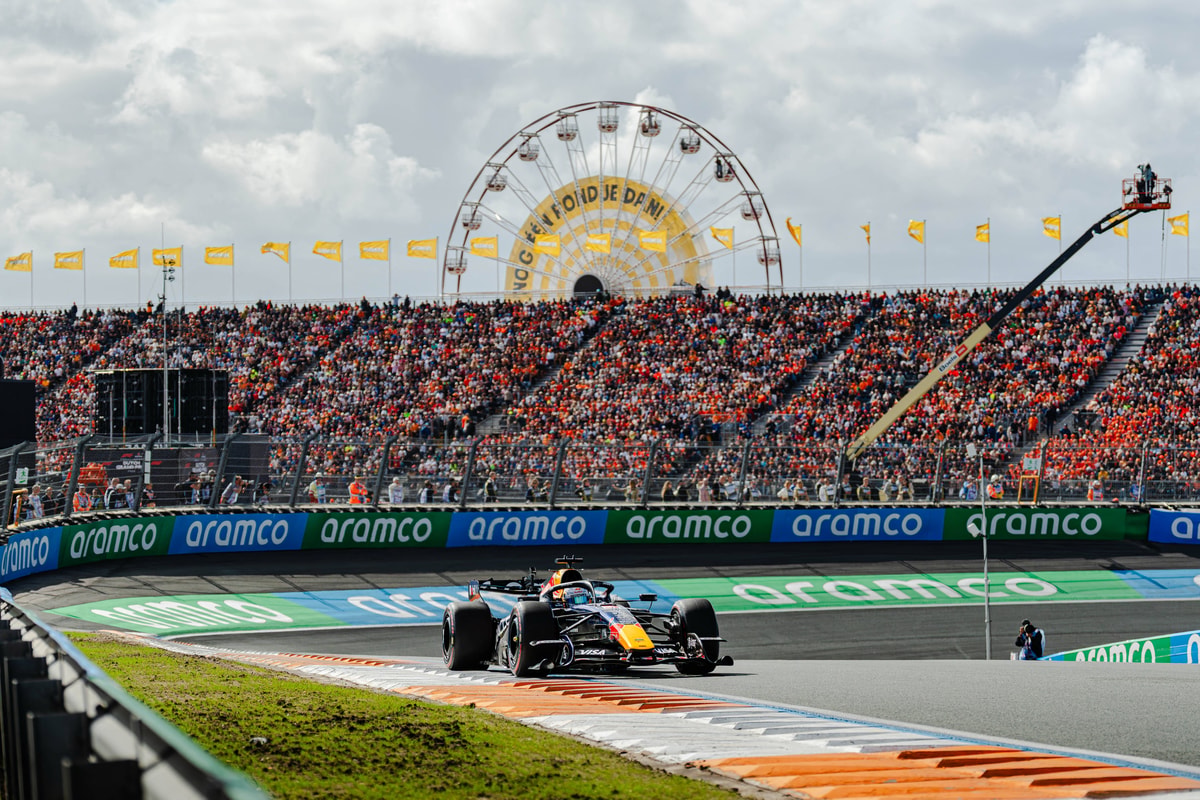 Max Verstappen op Circuit Zandvoort