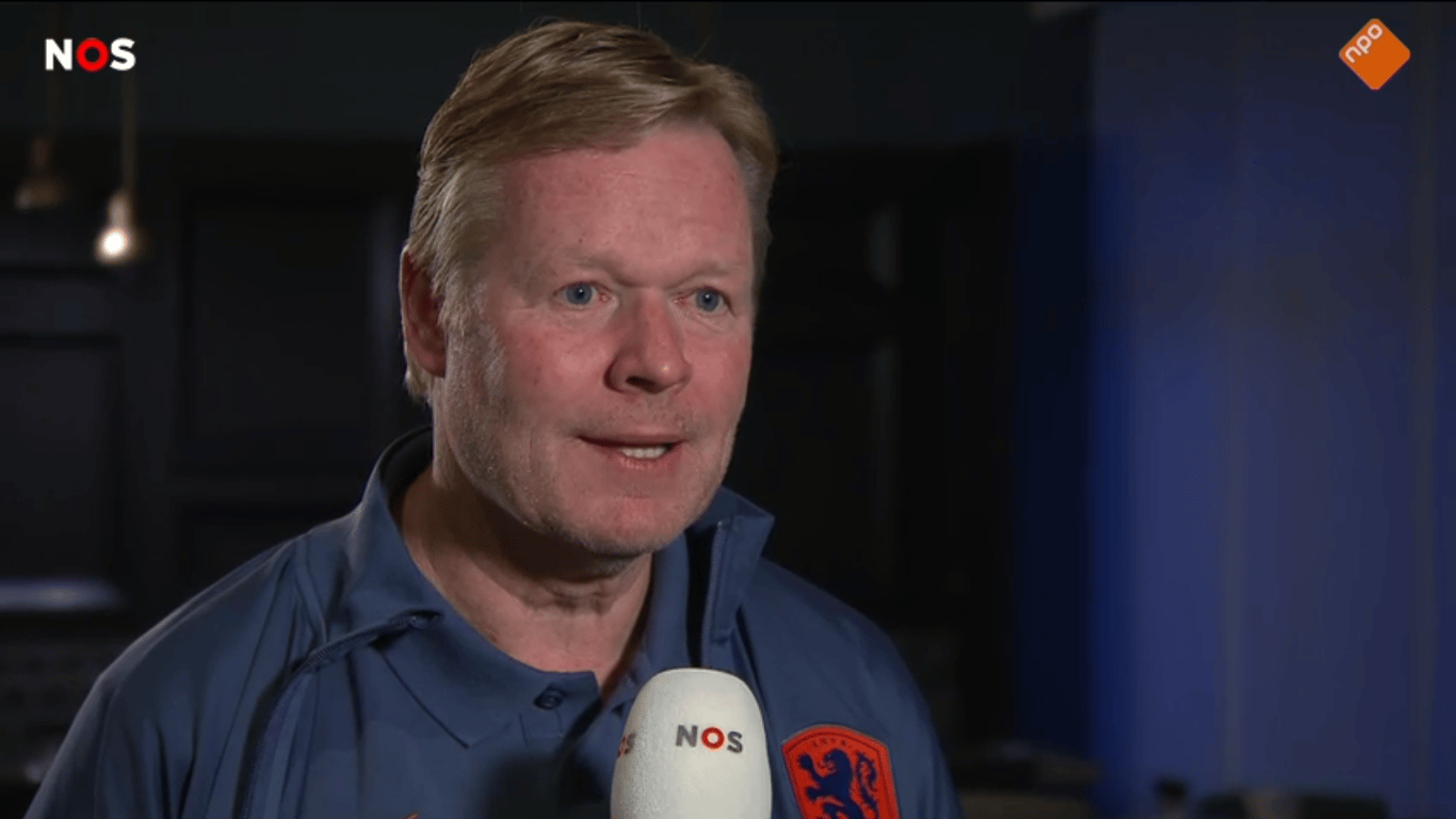 Ronald Koeman, bondscoach van het Nederlands elftal