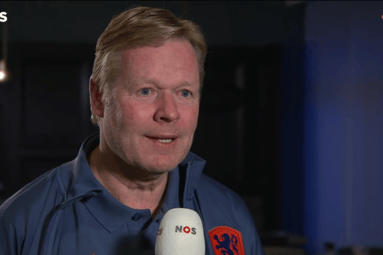 Ronald Koeman, bondscoach van het Nederlands elftal