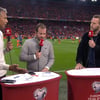 Rafael van der Vaart en Pierre van Hooijdonk bij de NOS