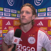 Wout Weghorst voor de camera van ESPN