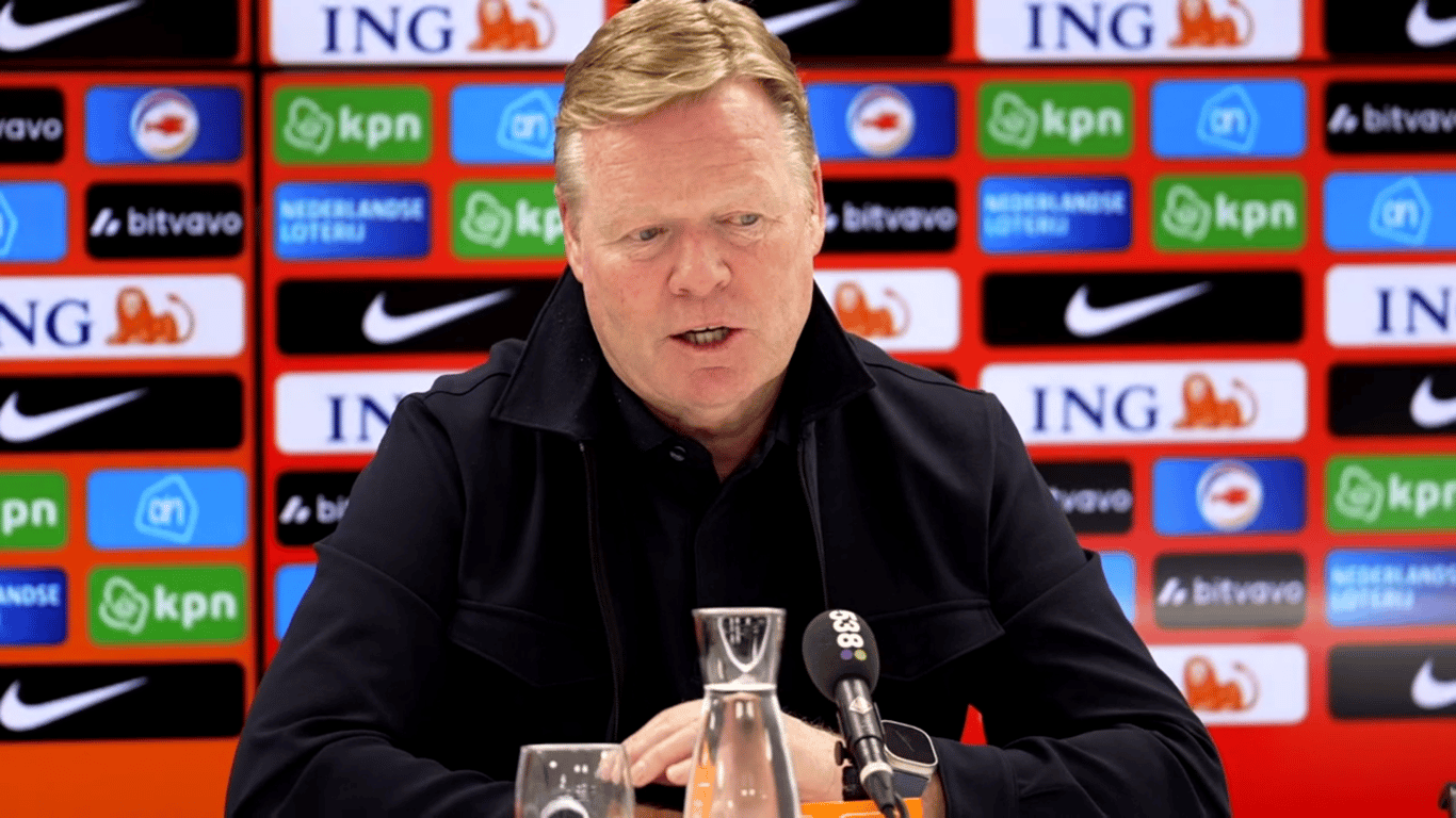 Ronald Koeman, bondscoach van het Nederlands elftal