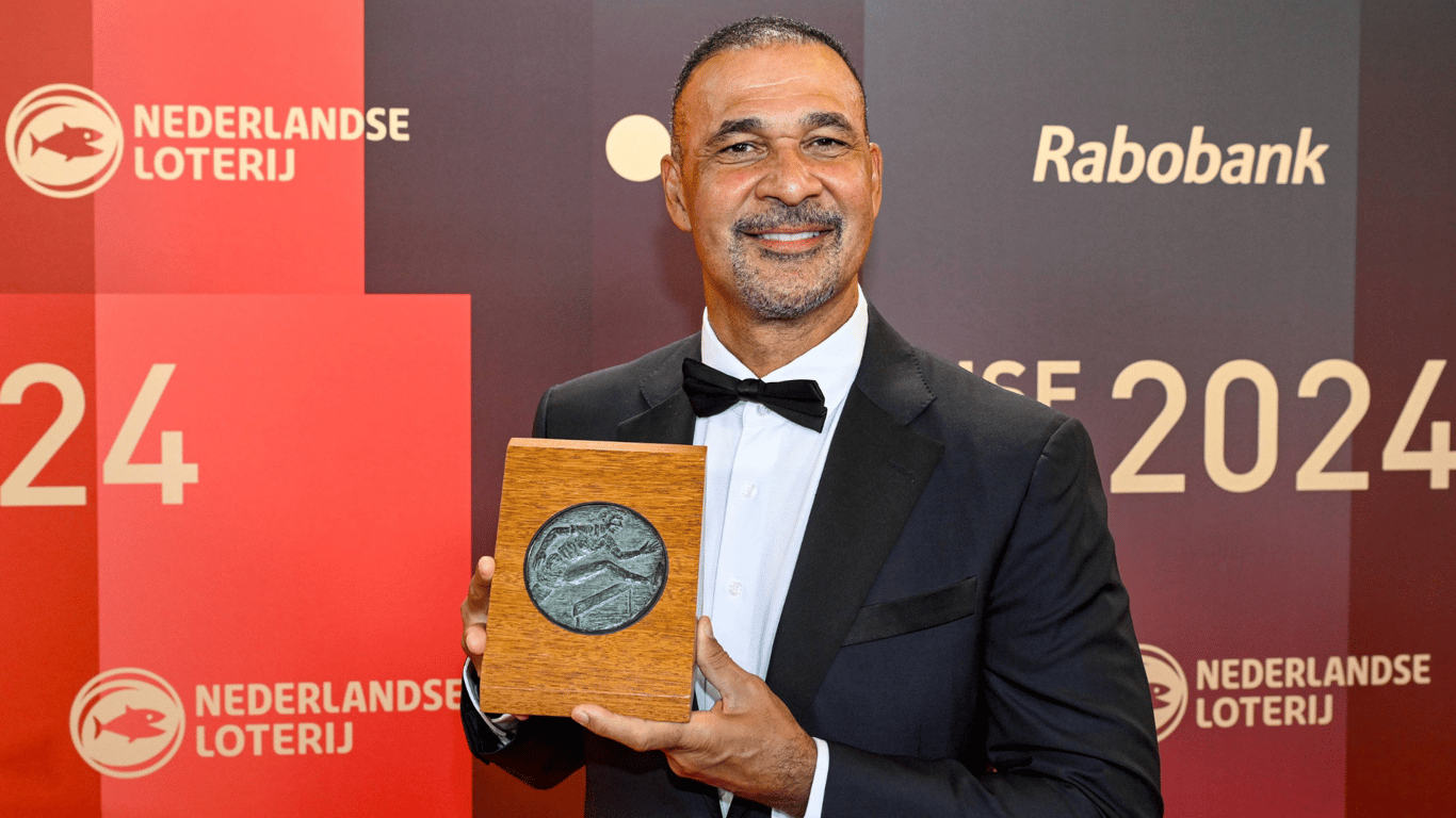 Ruud Gullit ontvangt Fanny Blankers-Koen Carrièreprijs