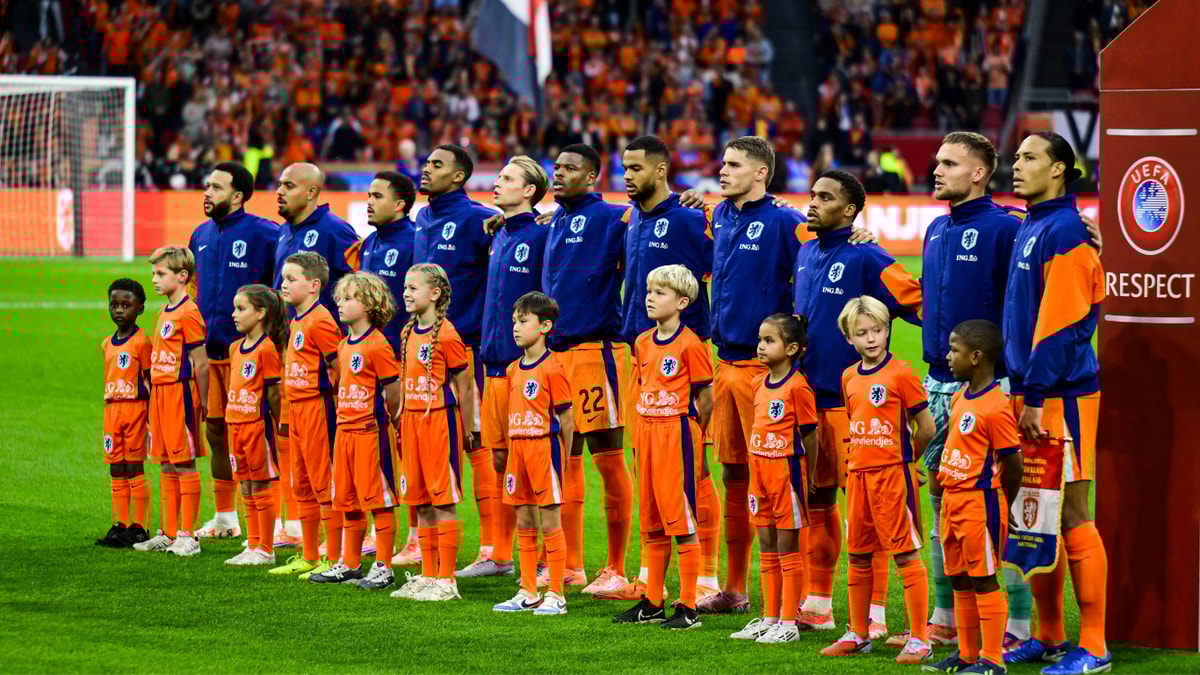 Het Nederlands elftal 