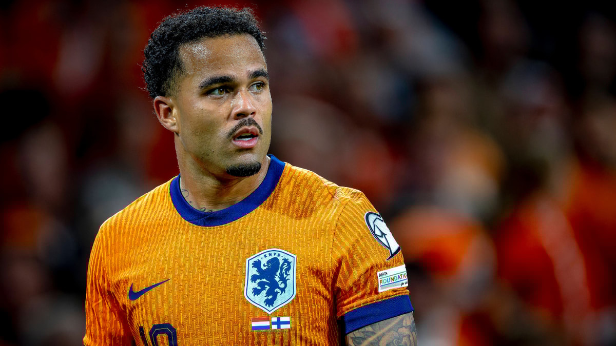 Justin Kluivert bij het Nederlands elftal