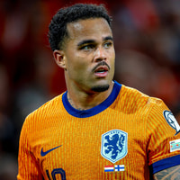 Justin Kluivert bij het Nederlands elftal