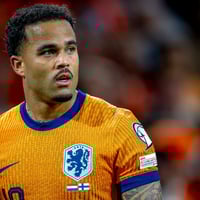 Justin Kluivert bij het Nederlands elftal