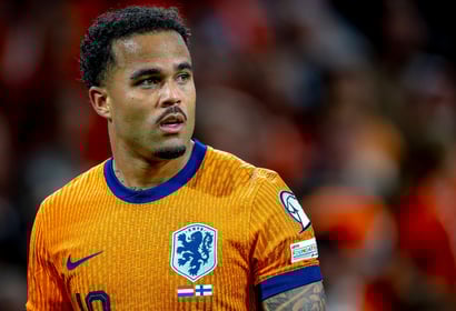 Justin Kluivert bij het Nederlands elftal