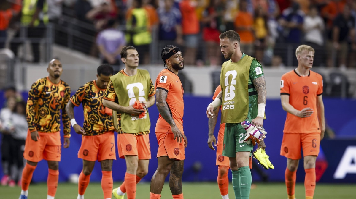 Teleurstelling bij het Nederlands elftal