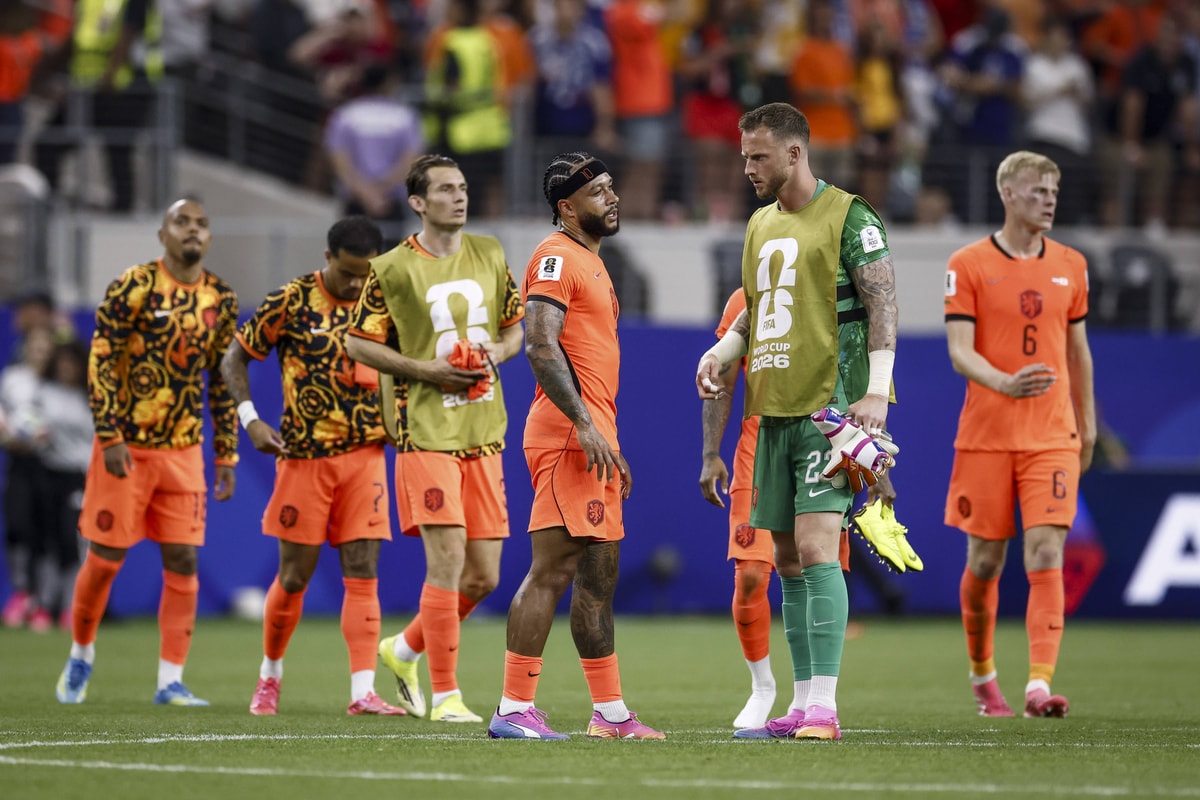 Teleurstelling bij het Nederlands elftal