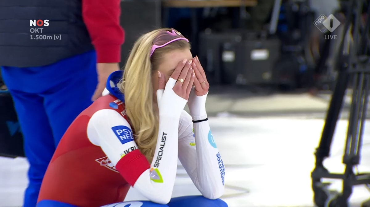 Teleurstelling bij Joy Beune