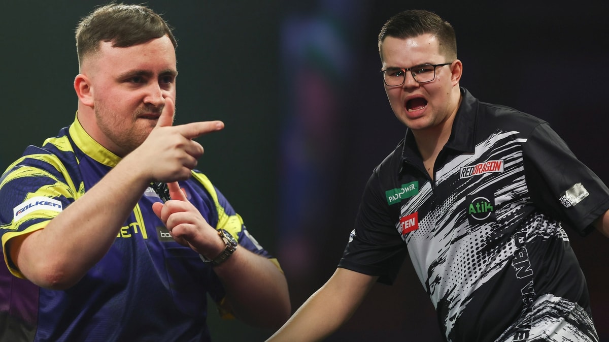 Luke Littler en Gian van Veen