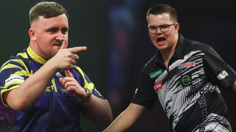 Luke Littler en Gian van Veen