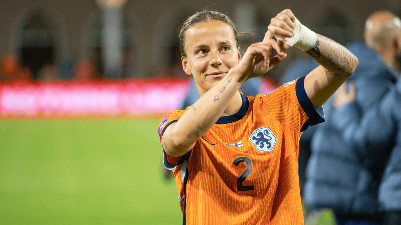 Lynn Wilms, speelster van de Oranje Leeuwinnen