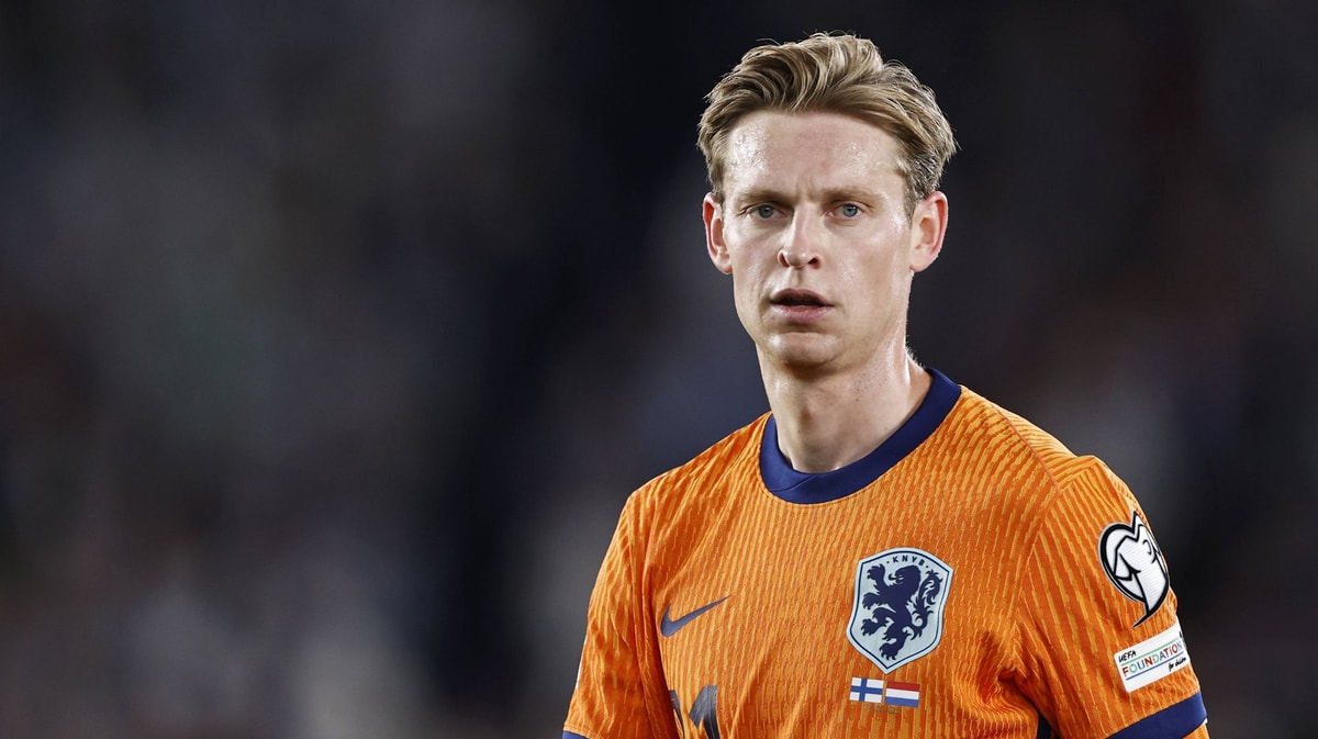 Frenkie de Jong bij het Nederlands elftal