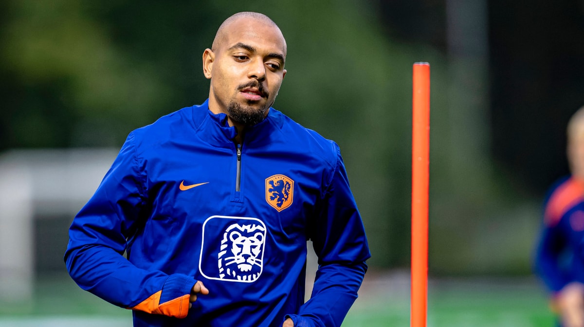 Donyell Malen bij het Nederlands elftal