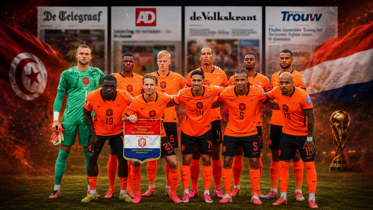 Het oordeel van de Nederlandse kranten over Tunesië - Nederland (1-3)