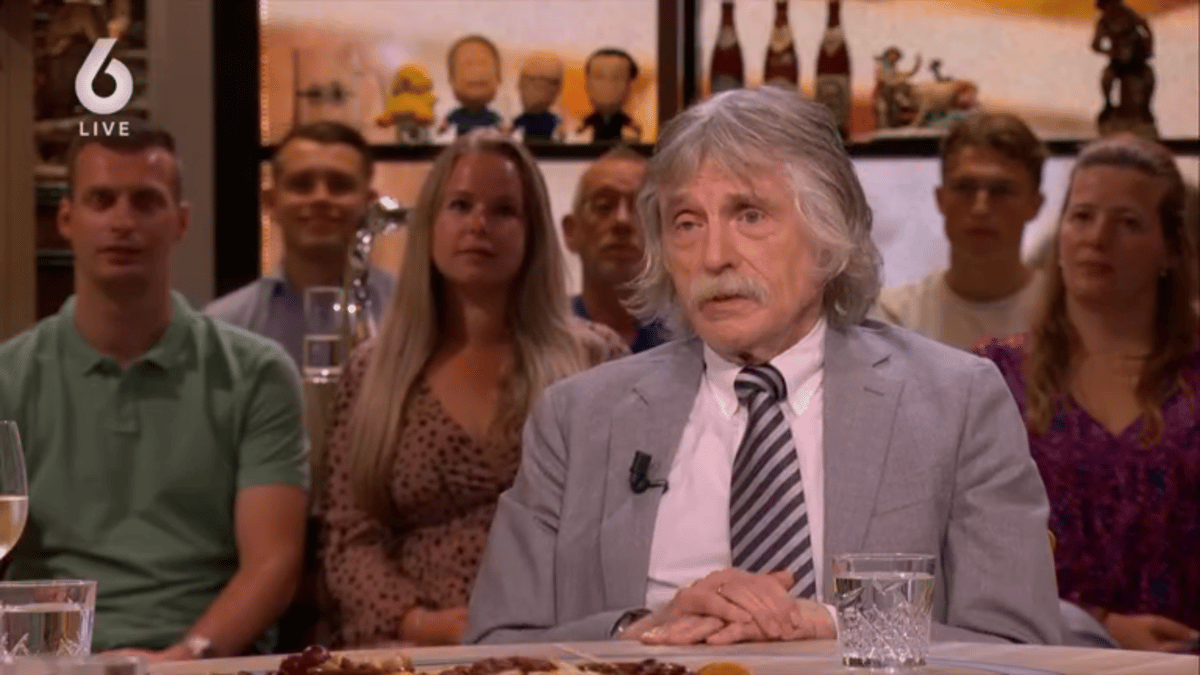Johan Derksen bij Vandaag Inside Oranje op SBS 6