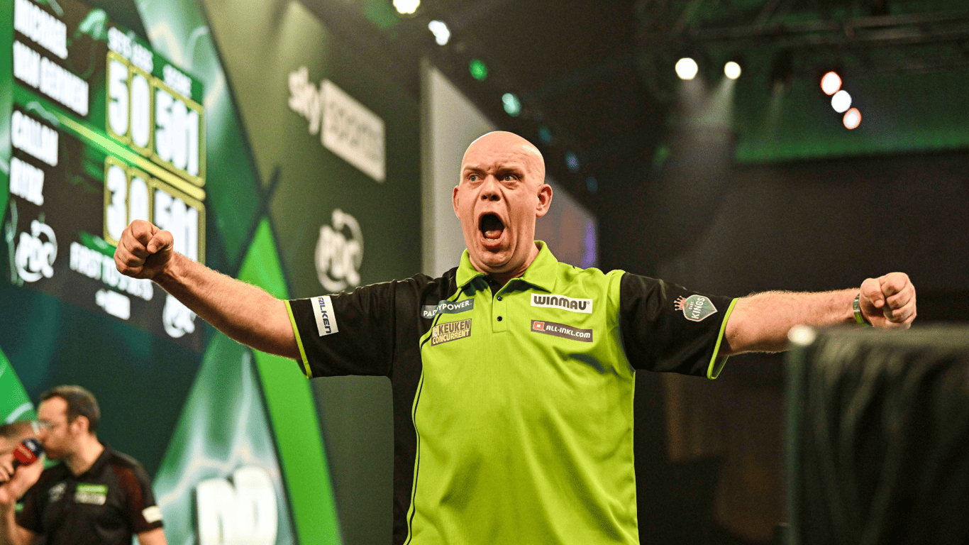 Michael van Gerwen haalde de finale van het WK darts