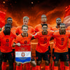 De spelers van Nederland zijn klaar voor de clash tegen Marokko
