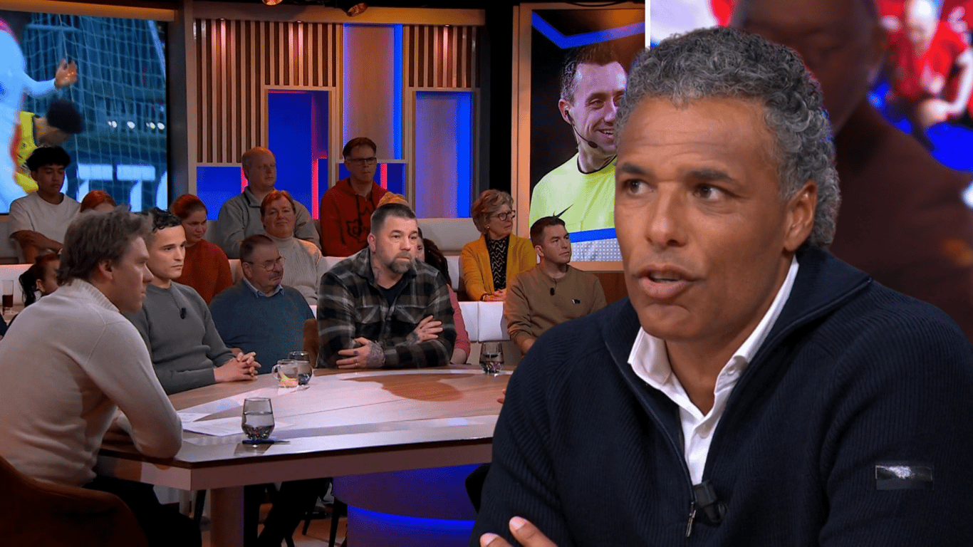 Pierre van Hooijdonk bij NOS Studio Voetbal