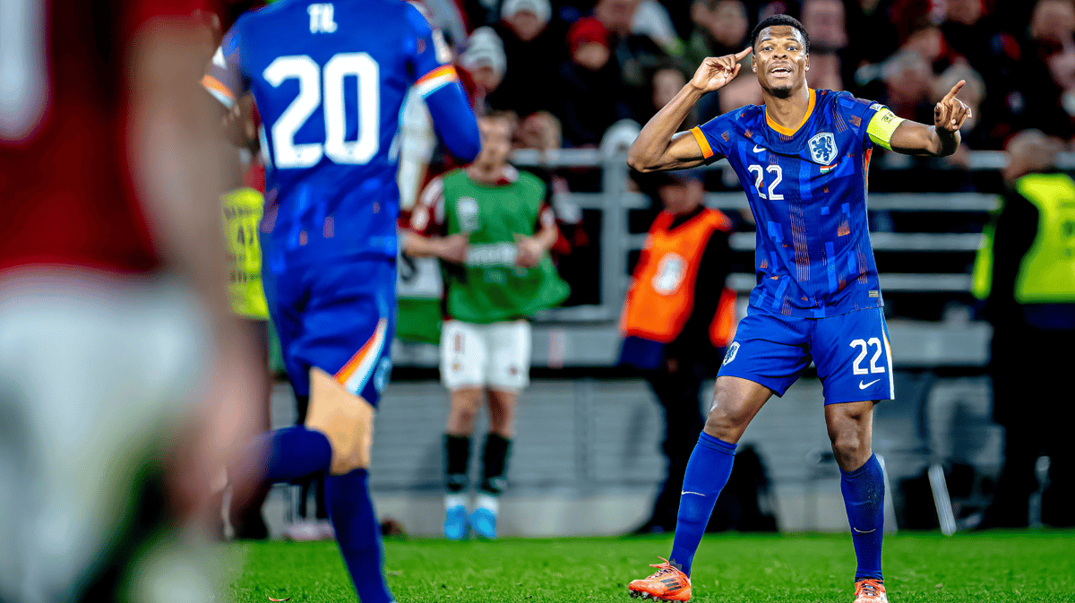 Denzel Dumfries, international van het Nederlands elftal