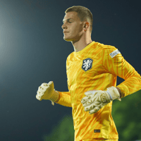 Joeri Heerkens in actie voor Oranje O19