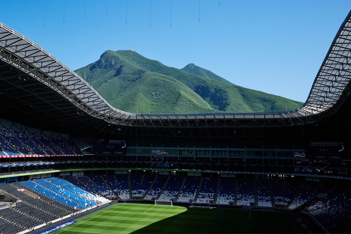Het Estadio BBVA, het stadion van Nederland - Marokko 