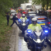 Regen tijdens de Tour de France 