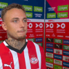 Noa Lang in gesprek met Hans Kraay junior van ESPN