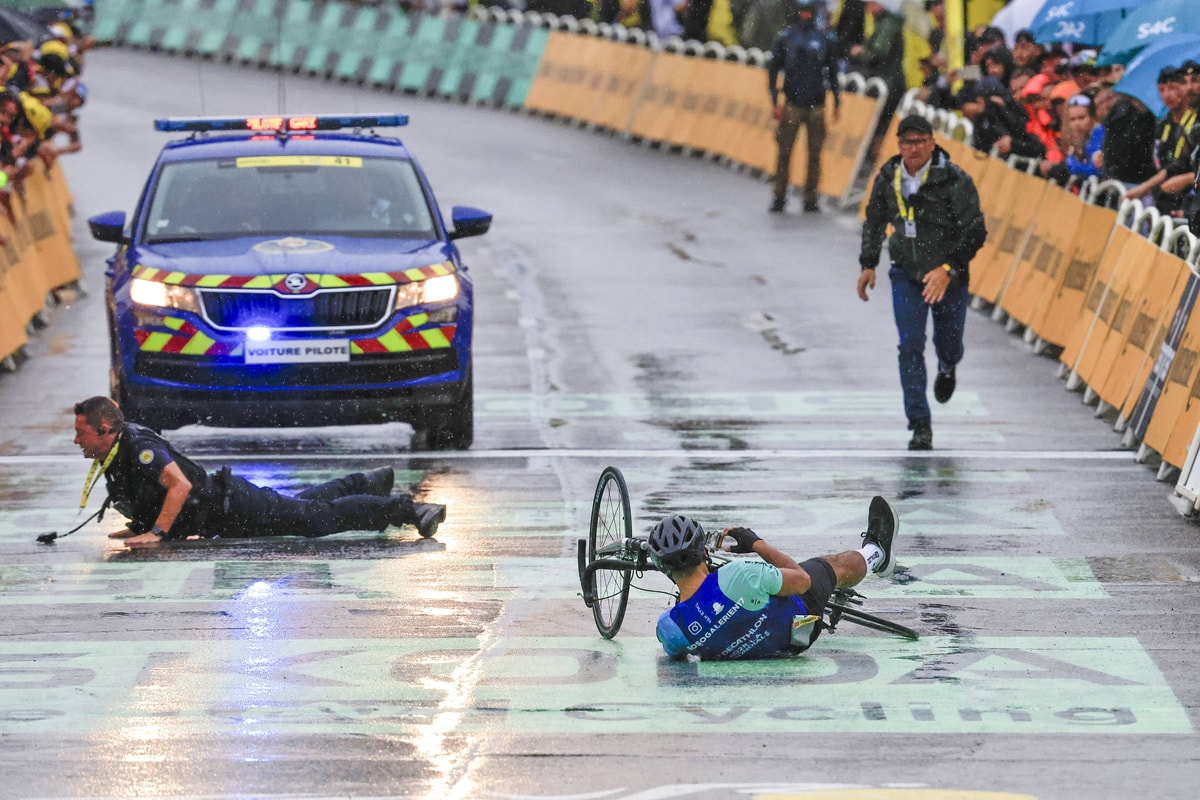 Politie-ingreep Tour de France