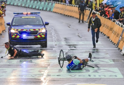 Politie-ingreep Tour de France